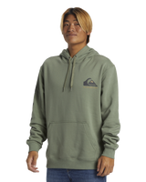 The Quiksilver Mens Omni Logo Hoodie in Sea Spray