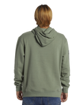 The Quiksilver Mens Omni Logo Hoodie in Sea Spray