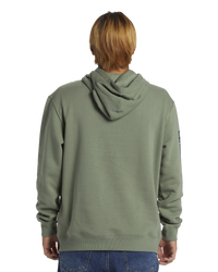 The Quiksilver Mens Omni Logo Hoodie in Sea Spray