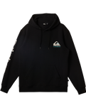 The Quiksilver Mens Omni Logo Hoodie in Black | Available at Anns Cottage