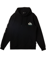 The Quiksilver Mens Omni Logo Hoodie in Black | Available at Anns Cottage