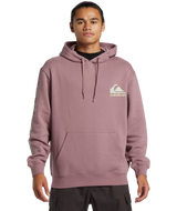 The Quiksilver Mens Omni Logo Hoodie in Grape Shake