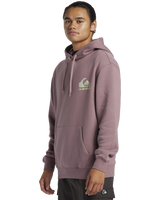 The Quiksilver Mens Omni Logo Hoodie in Grape Shake