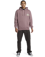 The Quiksilver Mens Omni Logo Hoodie in Grape Shake