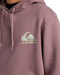 The Quiksilver Mens Omni Logo Hoodie in Grape Shake