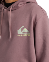 The Quiksilver Mens Omni Logo Hoodie in Grape Shake