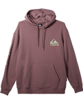 The Quiksilver Mens Omni Logo Hoodie in Grape Shake