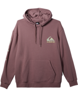 The Quiksilver Mens Omni Logo Hoodie in Grape Shake