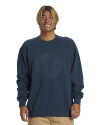 The Quiksilver Mens Alex Kopps Sweatshirt in Midnight Navy