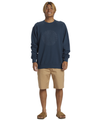 The Quiksilver Mens Alex Kopps Sweatshirt in Midnight Navy