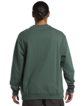 The Quiksilver Mens DNA Bubble Logo Sweatshirt in Forest