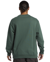 The Quiksilver Mens DNA Bubble Logo Sweatshirt in Forest