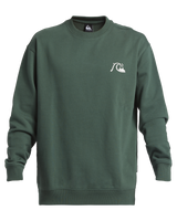 The Quiksilver Mens DNA Bubble Logo Sweatshirt in Forest