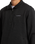 The Quiksilver Mens Keller 1/4 Zip Sweatshirt in Black Heather