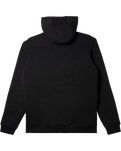 The Quiksilver Mens Keller Zip Sherpa Hooded Jacket in Black Heather