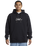 The Quiksilver Mens DNA Impaired Logo Hoodie in Black