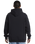 The Quiksilver Mens DNA Impaired Logo Hoodie in Black