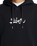 The Quiksilver Mens DNA Impaired Logo Hoodie in Black