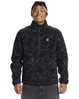 The Quiksilver Mens Mercury Fleece Jacket in Black