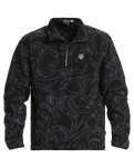 The Quiksilver Mens Mercury Fleece Jacket in Black