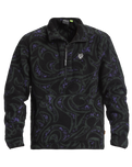 The Quiksilver Mens Mercury Fleece Jacket in Black