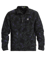 The Quiksilver Mens Mercury Fleece Jacket in Black