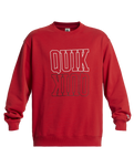 The Quiksilver Mens Griffin Crew Sweatshirt in Salsa