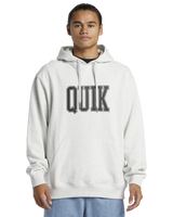 The Quiksilver Mens Griffin Hoodie in White Marble Heather