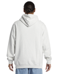 The Quiksilver Mens Griffin Hoodie in White Marble Heather