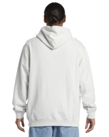 The Quiksilver Mens Griffin Hoodie in White Marble Heather