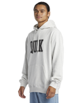 The Quiksilver Mens Griffin Hoodie in White Marble Heather