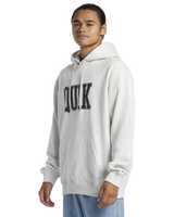 The Quiksilver Mens Griffin Hoodie in White Marble Heather