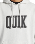 The Quiksilver Mens Griffin Hoodie in White Marble Heather