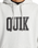 The Quiksilver Mens Griffin Hoodie in White Marble Heather