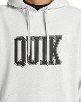 The Quiksilver Mens Griffin Hoodie in White Marble Heather