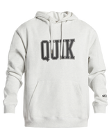 The Quiksilver Mens Griffin Hoodie in White Marble Heather