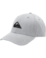 The Quiksilver Mens Decades Cap in Light Grey Heather