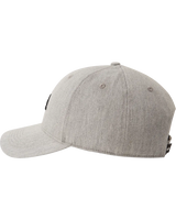 The Quiksilver Mens Decades Cap in Light Grey Heather