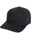 The Quiksilver Mens Amped Up Cap in True Black