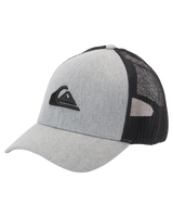 The Quiksilver Mens Grounder Trucker Cap in Heather Grey