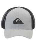 The Quiksilver Mens Grounder Trucker Cap in Heather Grey