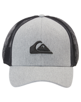 The Quiksilver Mens Grounder Trucker Cap in Heather Grey