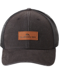 The Quiksilver Mens Down The Hatch Cap in Black