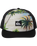 The Quiksilver Mens Emu Coop Trucker Cap in Island Aquifer