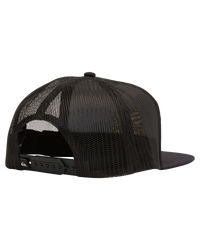 The Quiksilver Mens Oasis Trucker Cap in Black