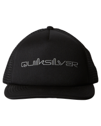 The Quiksilver Mens Omni Trucker Cap in Black