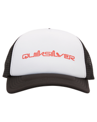 The Quiksilver Mens Omni Trucker Cap in White