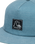 The Quiksilver Mens Heritage Cap in Real Teal