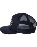 The Quiksilver Mens Slab Drifter Trucker Cap in Blue Nights