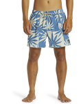 The Quiksilver Mens Everyday Mix Volley Shorts in Star Sapphire